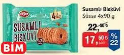 SÜSSE SUSAMLI BİSKÜVİ SÜSSE SUSAMLI BİSKÜVİ